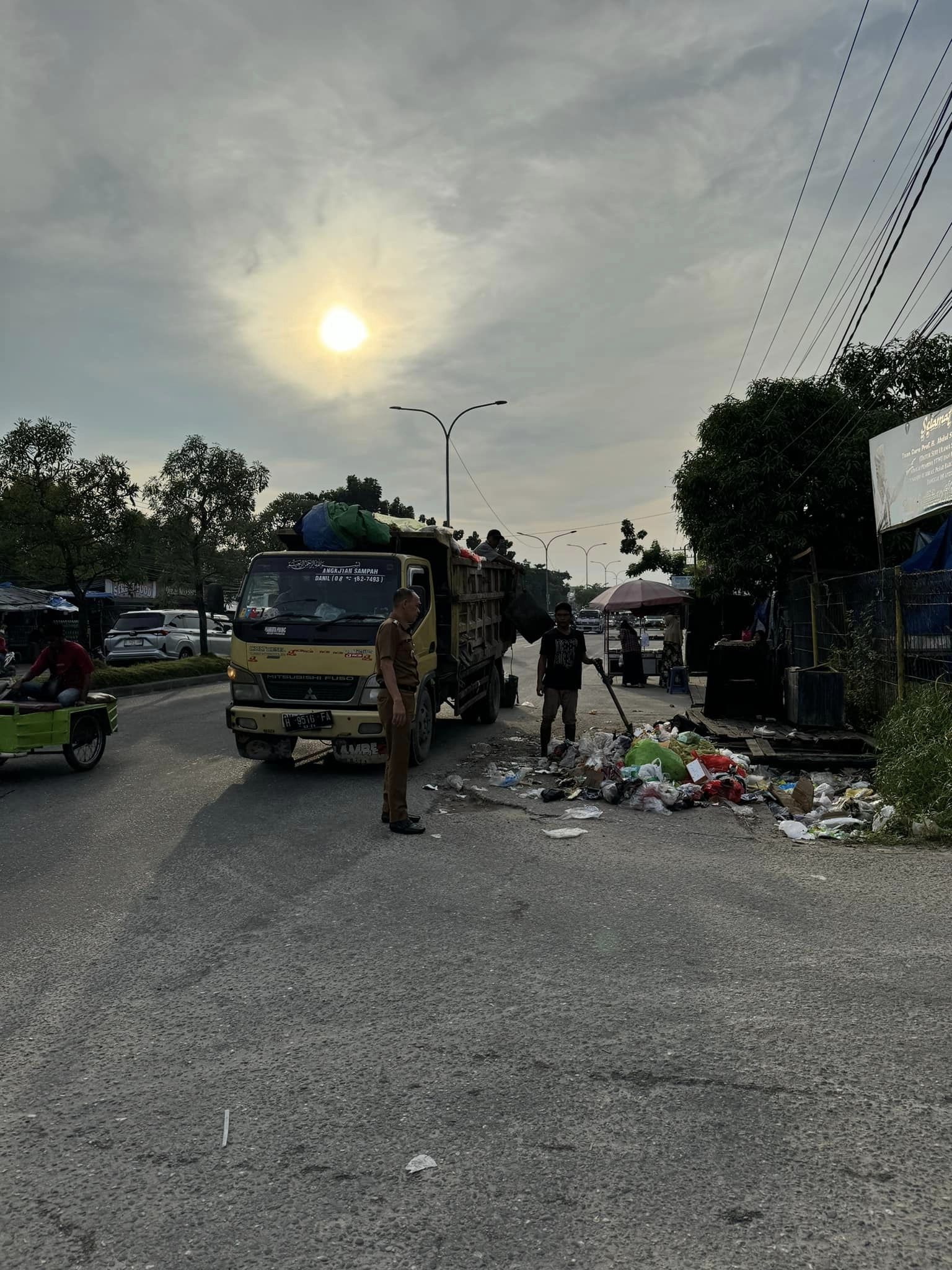 Monitoring Trantib Kecamatan Tuah Madani: Pengawasan Limbah dan Sampah